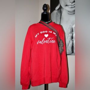 My Dog Is My Valentine Sweater